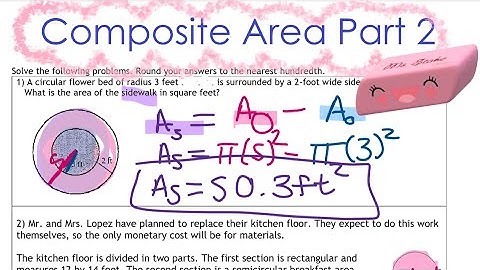 Area of Composite Figures Part 2