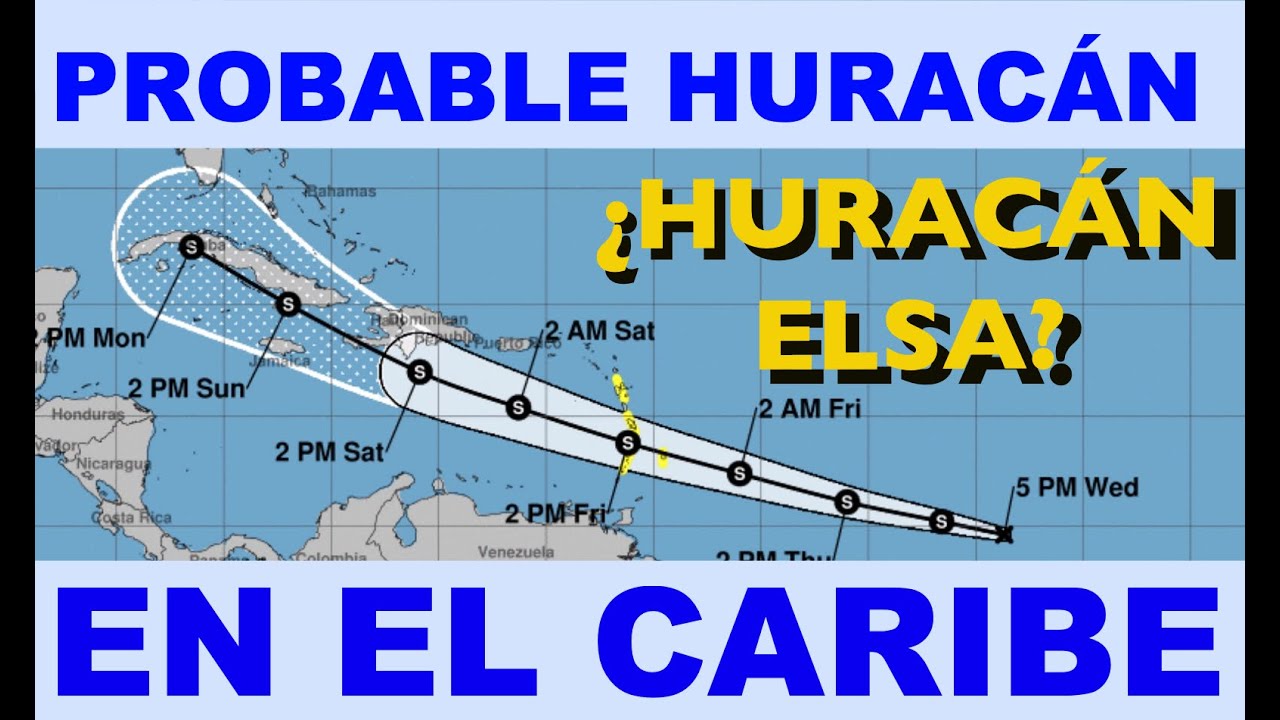 HURACÁN muy probable en el CARIBE este fin de semana YouTube