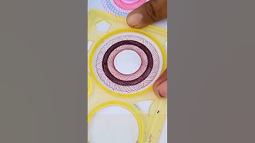 How many rotations did the pen make in total? ?? #spirograph #ytshortsvideo  #shorts #2024 #raniart