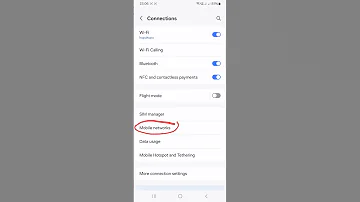 Set Mobile Networks 5G 4G 3G 2G Connection Samsung Galaxy A15 A25 Android 
