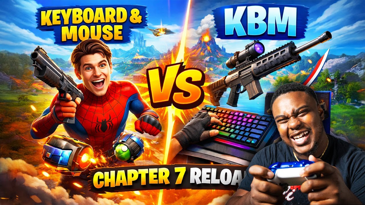 KBM vs Controller – Who Actually Wins on Fortnite Chapter 7 Reload?
