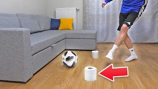 5 WAYS TO TRAIN FOOTBALL SKILLS AT HOME. STAY HOME TUTORIAL image