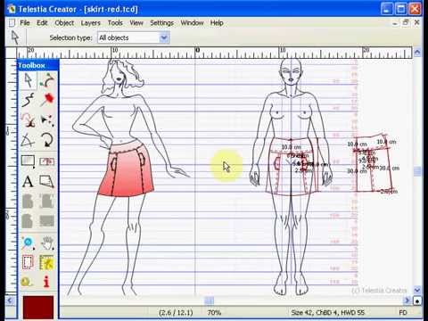 Fashion design drawing software