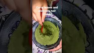 curry leaves and aloe vera hair mask ?