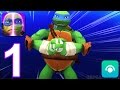 Teenage Mutant Ninja Turtles: Legends - Gameplay Walkthrough Part 1 - Chapter 1: Stages 1-3 (iOS)