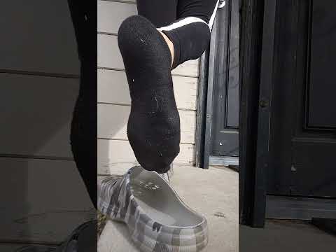 Crocs with black