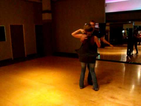 Hannah and Brandon dance West Coast Swing at D'Ami...