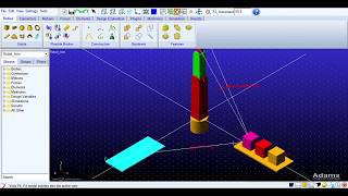 Robotic Arm Simulation Using ADAM software