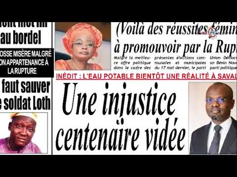La Revue des Titres First Afrique Tv du Mercredi 27 Mai  2020