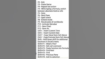 Excel Keyboard shortcuts key tricks useful #trending #english #shorts