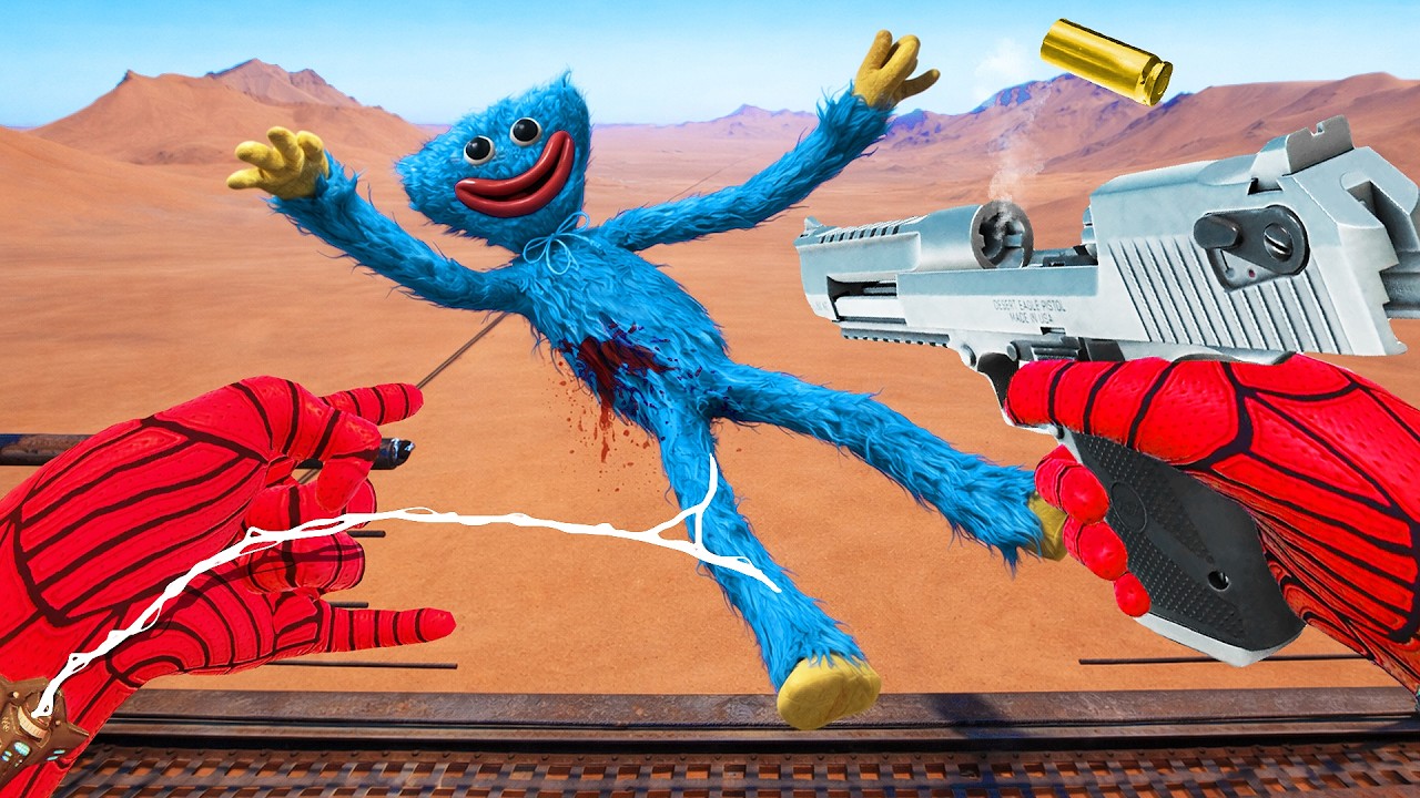 Killing Huggy Wuggy on a Radio Tower in VR