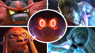 Super Smash Bros Ultimate All Cutscenes Cinematic Movie All Characters Trailers (Switch \& Wii U)