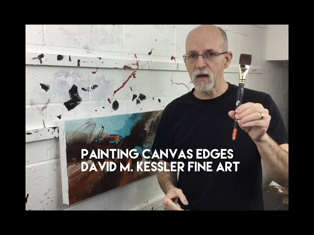 5 Tips for Professionally Finishing the Canvas Edges of your Paintings 