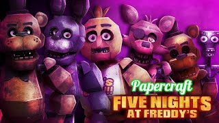 FNaF1 Animatronics but PAPERCRAFT!