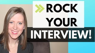 How to rock your next job interview!