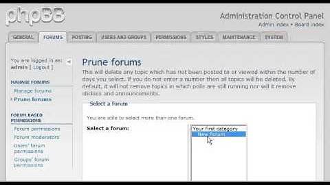Tutorial: How to prune forums in phpBB | LayerOnline Web Hosting