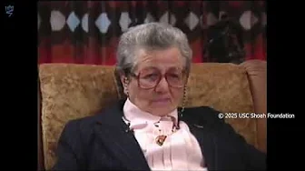 Raya Barnea testifies about the deportation from Lubartów on October 20, 1942.