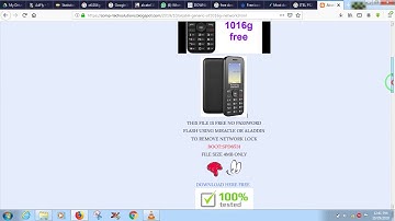 Alcatel Generic OT-1016G NETWORK UNLOCKED BIN FLASH FILE FREE!