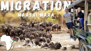 The 8th Wonder Of The World / 2 Million Wildebeests Crossing From Tanzania 🇹🇿 To Kenya 🇰🇪