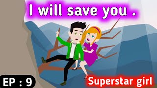 Superstar girl part 9 | English story | Animated stories | English conversation | Sunshine English