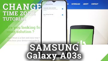 How to Change Date & Time in SAMSUNG Galaxy A03s – Manage Time Settings