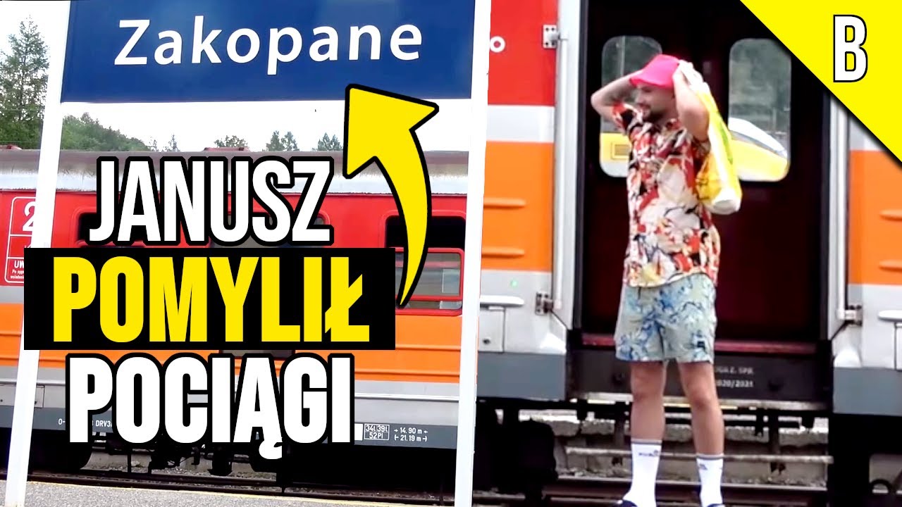 JANUSZ W GÓRACH POMYLIŁ POCIĄG NAD MORZE