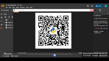 Generate qrcode with logo using python.