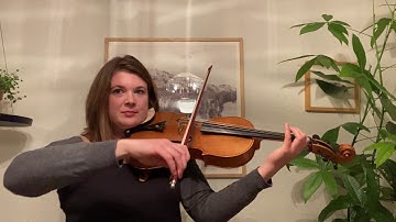 F# Harmonic Minor 1 octave scale Viola