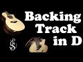 Backing track in D major