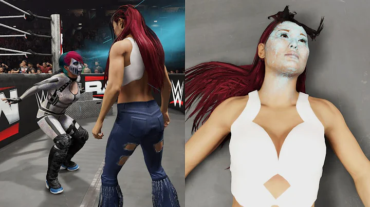 WWE 2K25 - ASUKA USES POISON MIST AGAINST IYO SKY | RAW