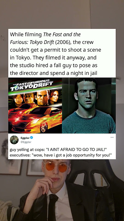 While filming The Fast and the Furious: Tokyo Drift (2006), the crew couldn't get a permit