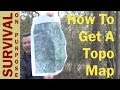 How to Get Free Topo Maps - Map and Compass Skills - Video 1