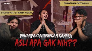 LAH KOK GINI?! 9 PENAMPAKAN HANTU TEREKAM JELAS DI KAMERA - UNSEEN REACTION