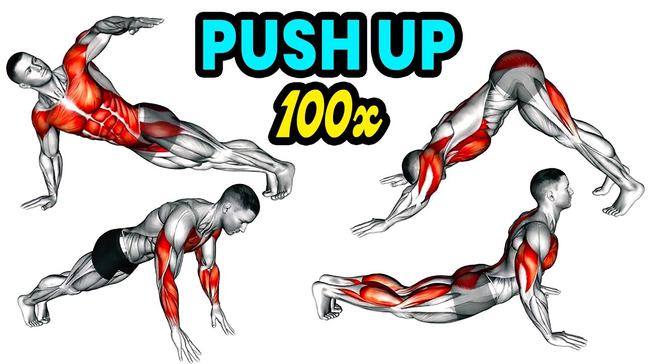 Intense 100 Push Up Workout Routine - Do This Everyday - YouTube