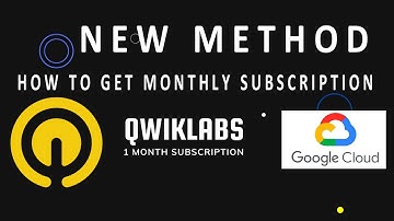 Free Qwiklabs 1 Month Subscription (New Method)