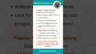Day 15 : Explore Protein–Protein Docking #moleculardocking #drugdiscovery #bioinformatics