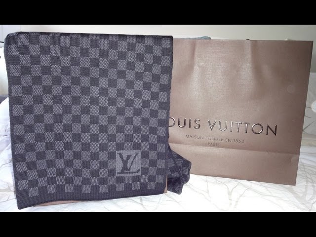 lv damier scarf and