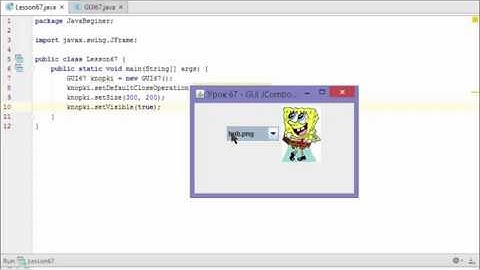 Урок 68 - GUI, JComboBox, SetLayout в Java(часть 2). Evil Nerd