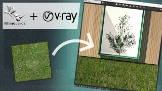 Grass Material Creation - V-Ray for Rhino - Tutorial
