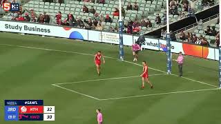 Hostplus Sanfl Gf - Norwoods Mitch Carroll Snaps With His Left Foot