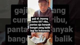 gaji di Jepang cuma 507 ribu, pantas aja banyak banget yang balik lagi ke Indonesia