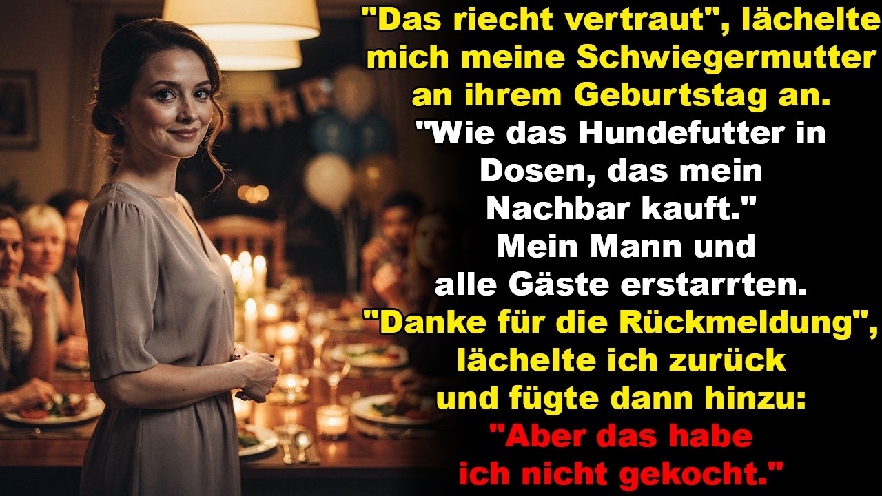 „Das riecht vertraut“, lächelte mich meine Schwiegermutter an ihrem Geburtstag an.