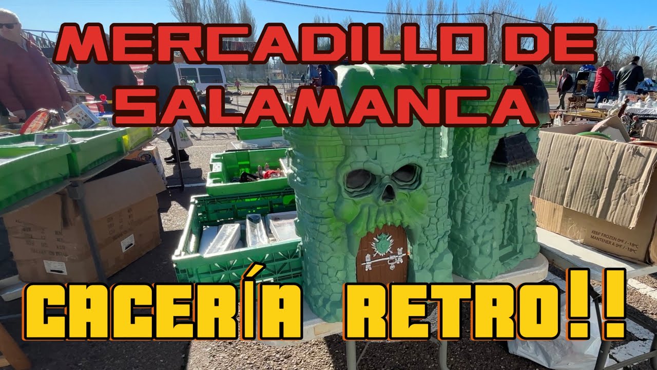 MERCADILLO DE SALAMANCA Cacería de juguetes y Artículos Retro rastro de los domingos