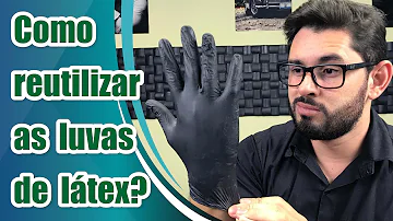 Como esterilizar luva de látex?
