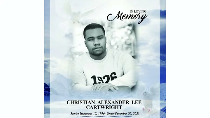 Celebration of Life - Christian Alexander-Lee Cart...