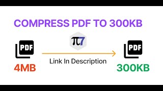 Compress PDF to 300kb Online | Pi7 PDF Compressor screenshot 2