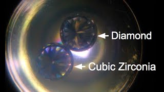 Diamond vs. Cubic Zirconia using Sunglasses (and Birefringence) by Jack's Garage 18,094 views 3 years ago 2 minutes, 53 seconds