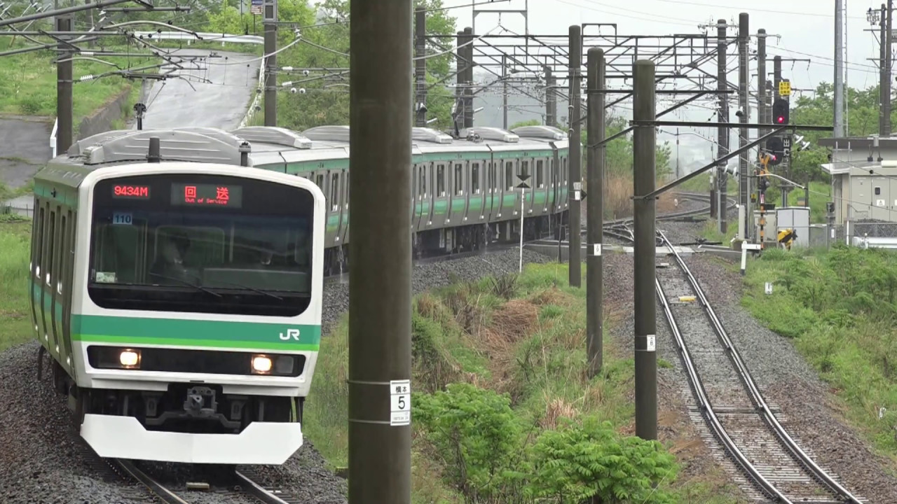 【桑ノ原信号場】～Ｅ２３１系マト１１０編成スイッチバック～