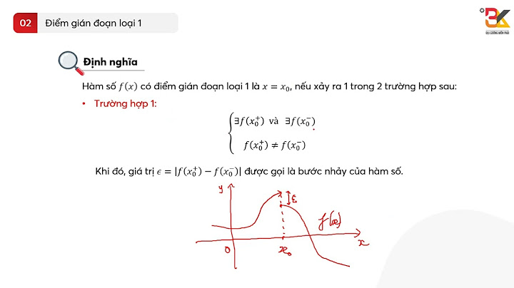 Bài tập tìm điểm gián đoạn của hàm số