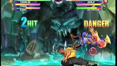 MvC2 Online (360): Brett (Cha/Ice/Tha) vs useleSSSavant (Jin/Gui/Doom) 23 .:1.12.11:.